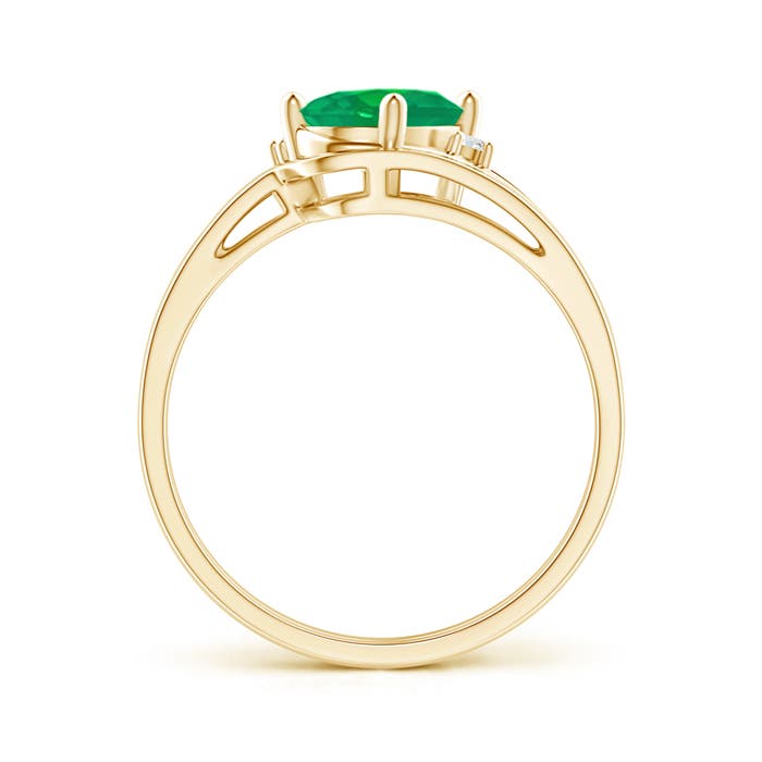 AA - Emerald / 1.15 CT / 14 KT Yellow Gold