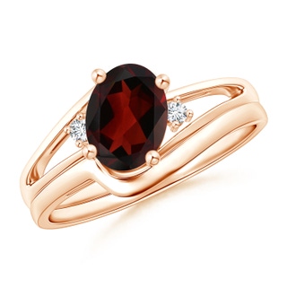 Oval AA Garnet