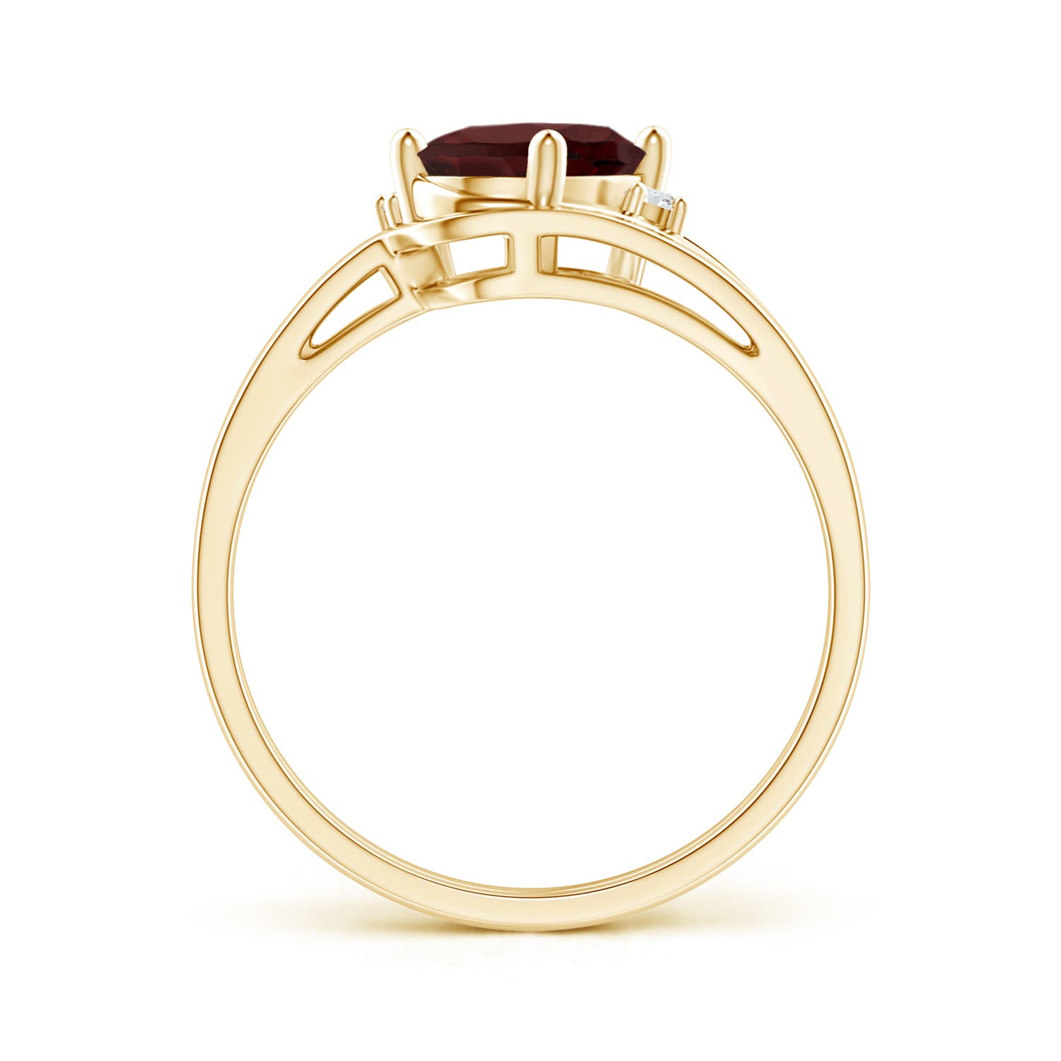 AA - Garnet / 1.5 CT / 14 KT Yellow Gold