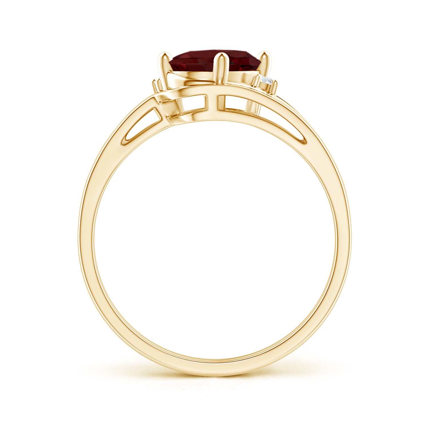 AAA - Garnet / 1.5 CT / 14 KT Yellow Gold