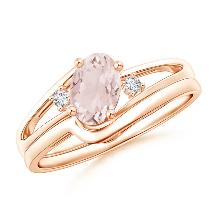 A - Morganite / 0.73 CT / 14 KT Rose Gold