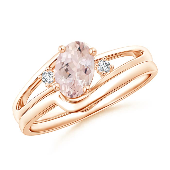 AA - Morganite / 0.73 CT / 14 KT Rose Gold