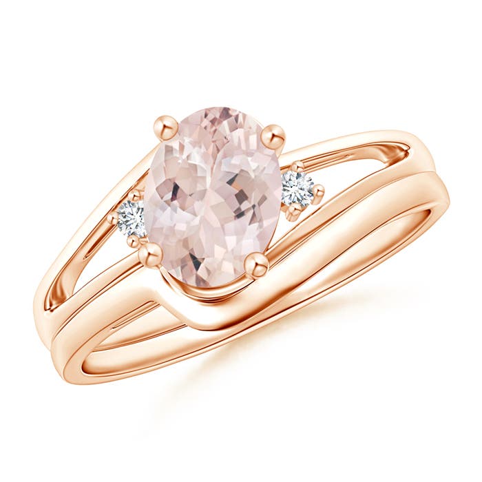 AA - Morganite / 1.15 CT / 14 KT Rose Gold