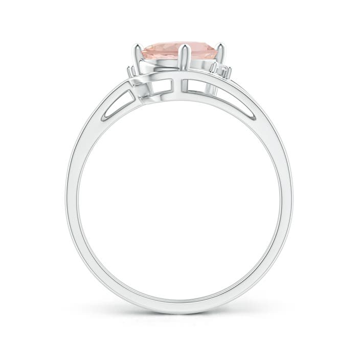 AAA - Morganite / 1.15 CT / 14 KT White Gold