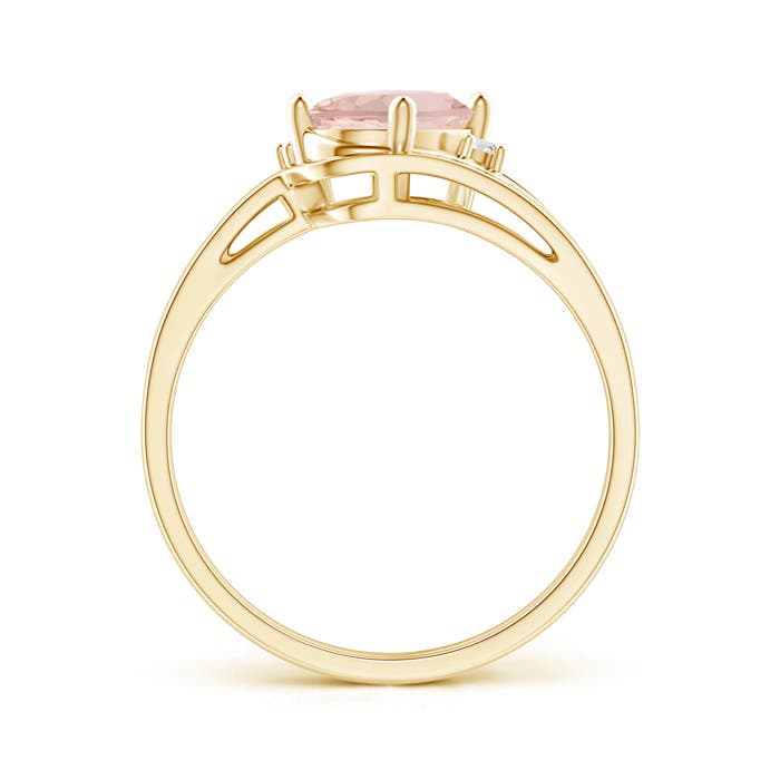 AAA - Morganite / 1.15 CT / 14 KT Yellow Gold