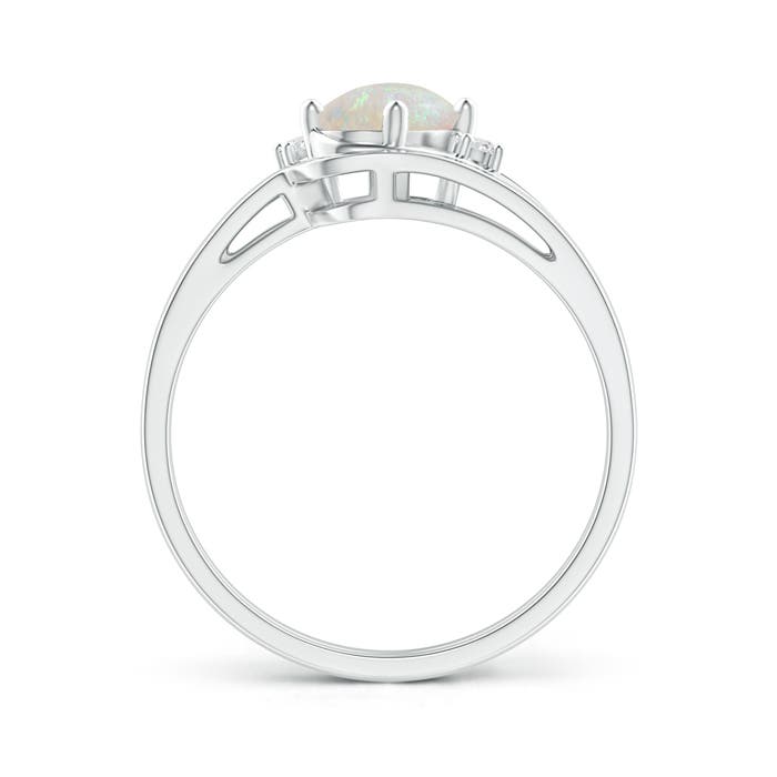 AA - Opal / 0.48 CT / 14 KT White Gold