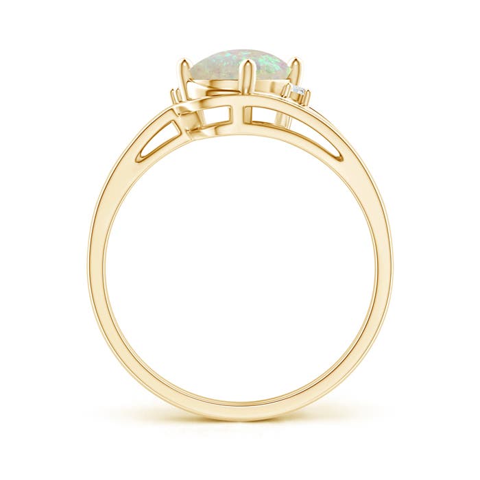 AAA - Opal / 0.85 CT / 14 KT Yellow Gold