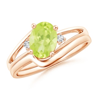 Oval A Peridot