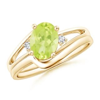 Oval A Peridot