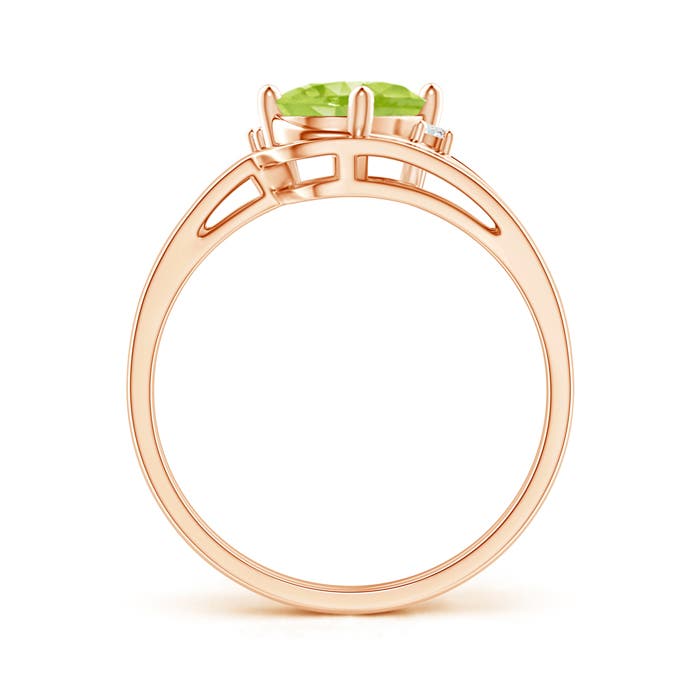 AA - Peridot / 1.4 CT / 14 KT Rose Gold