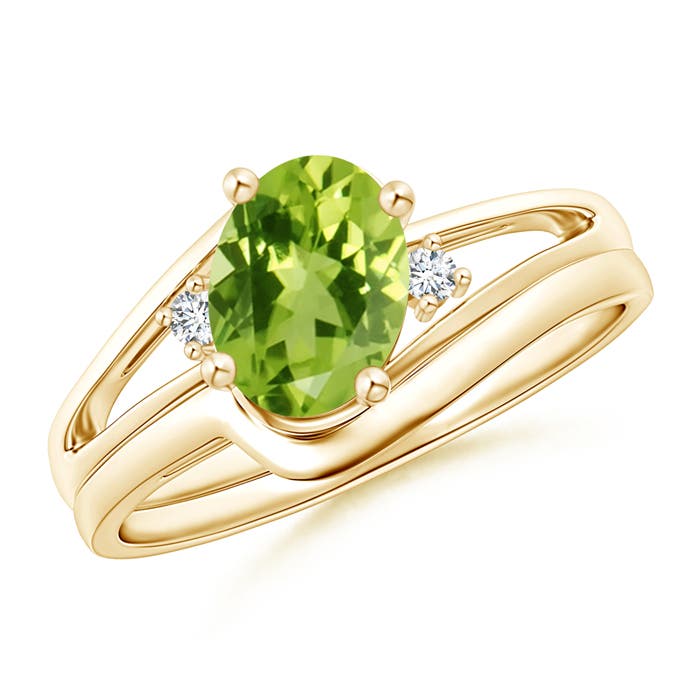 AAA - Peridot / 1.4 CT / 14 KT Yellow Gold