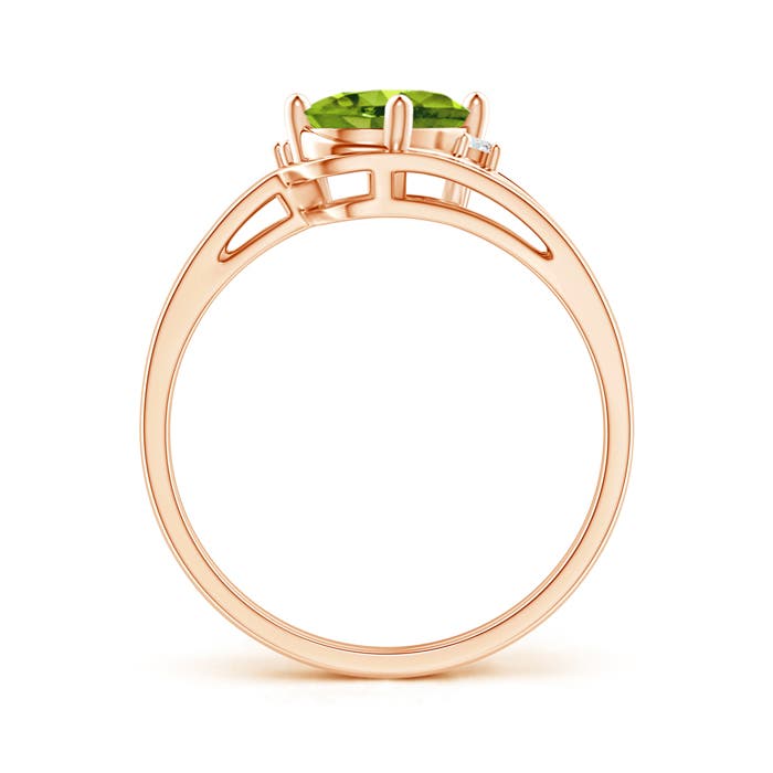 AAAA - Peridot / 1.4 CT / 14 KT Rose Gold