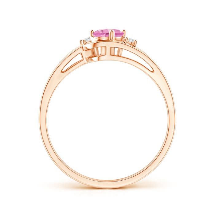 A - Pink Sapphire / 0.57 CT / 14 KT Rose Gold