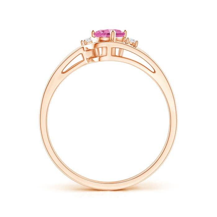 AA - Pink Sapphire / 0.57 CT / 14 KT Rose Gold