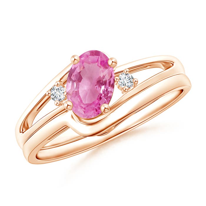 AA - Pink Sapphire / 0.88 CT / 14 KT Rose Gold