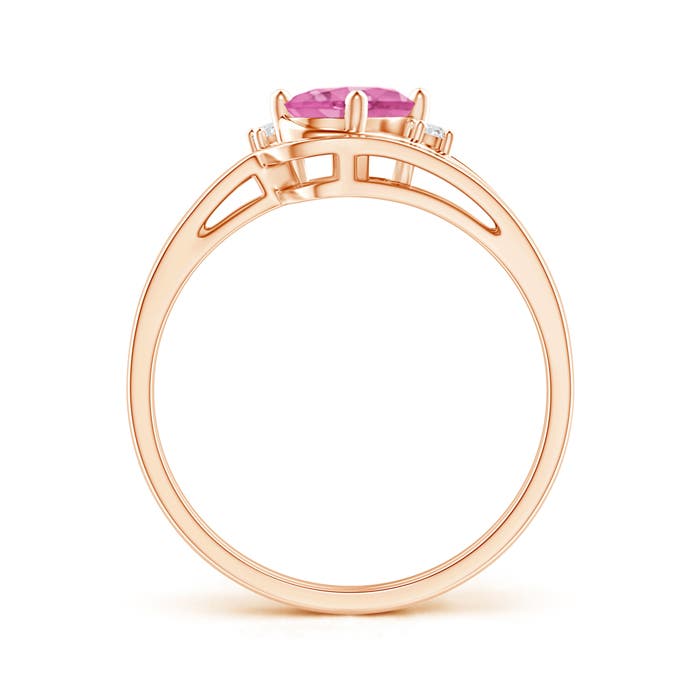 AA - Pink Sapphire / 0.88 CT / 14 KT Rose Gold