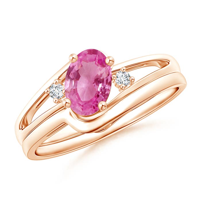 AAA - Pink Sapphire / 0.88 CT / 14 KT Rose Gold