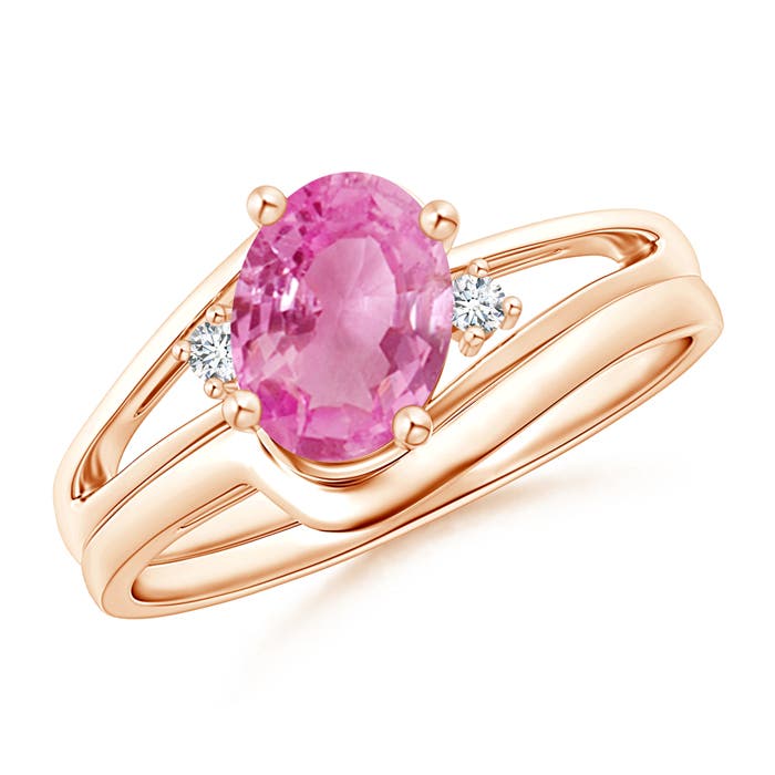 AA - Pink Sapphire / 1.5 CT / 14 KT Rose Gold