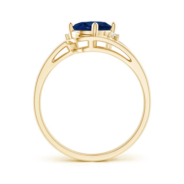 AA - Blue Sapphire / 1.6 CT / 14 KT Yellow Gold