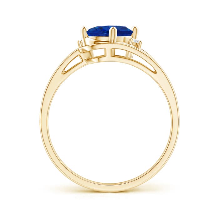 AAA - Blue Sapphire / 1.6 CT / 14 KT Yellow Gold