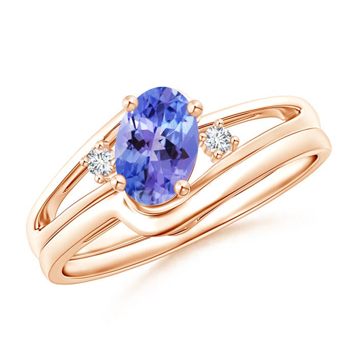 AA - Tanzanite / 0.83 CT / 14 KT Rose Gold