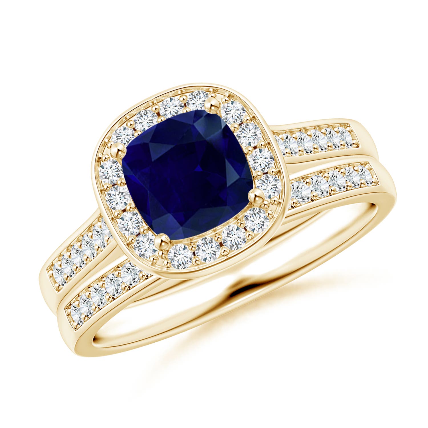 AA - Blue Sapphire / 1.45 CT / 14 KT Yellow Gold