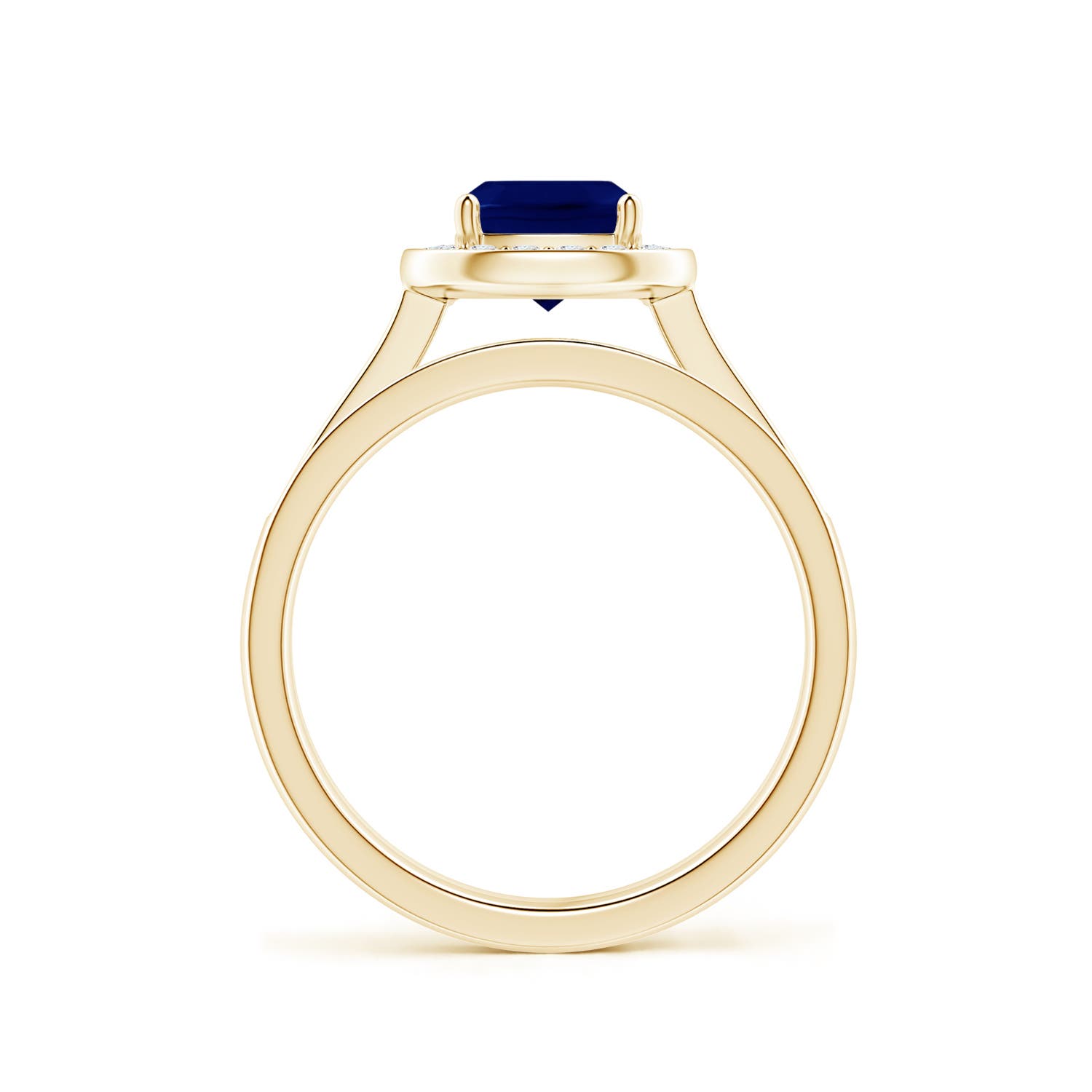 AA - Blue Sapphire / 1.45 CT / 14 KT Yellow Gold