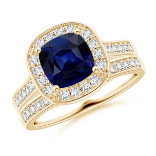 Cushion AAA Blue Sapphire
