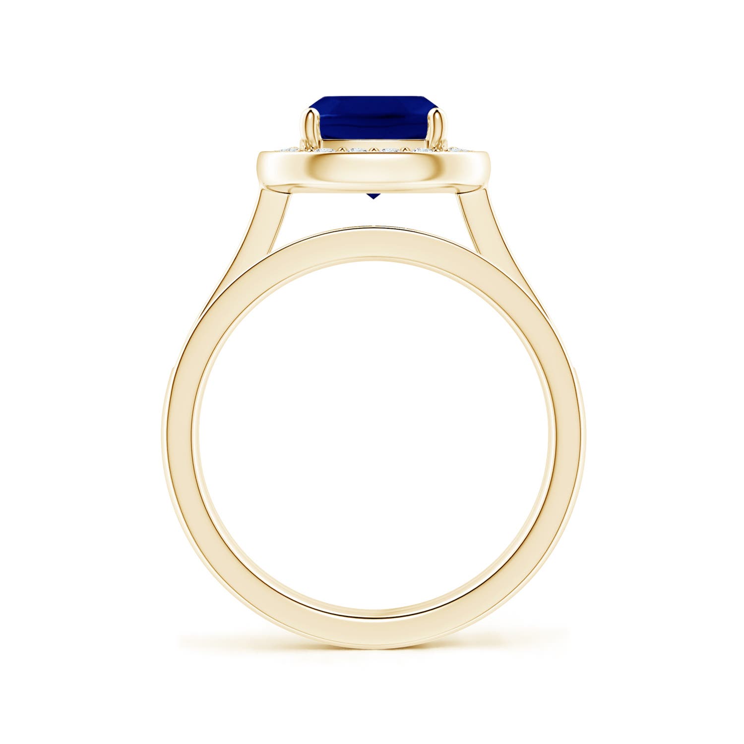 AAA - Blue Sapphire / 2.22 CT / 14 KT Yellow Gold