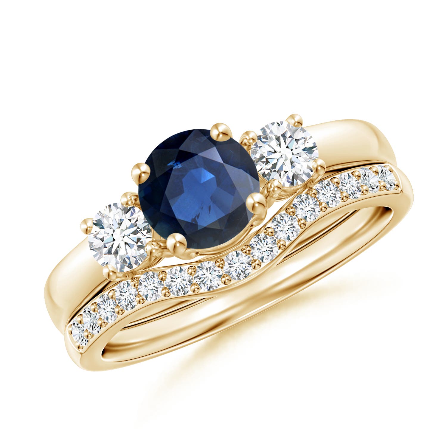 AA - Blue Sapphire / 1.53 CT / 14 KT Yellow Gold