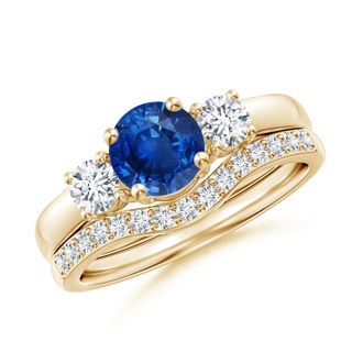 Round AAA Blue Sapphire