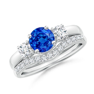 Round AAAA Blue Sapphire