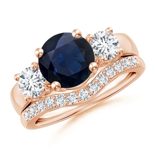 Round A Blue Sapphire