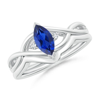 Marquise AAA Blue Sapphire