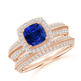 Cushion AAAA Blue Sapphire