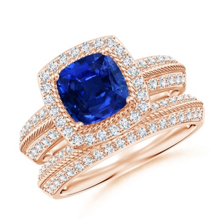 Cushion AAAA Blue Sapphire