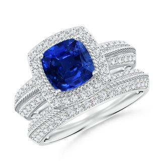Cushion AAAA Blue Sapphire