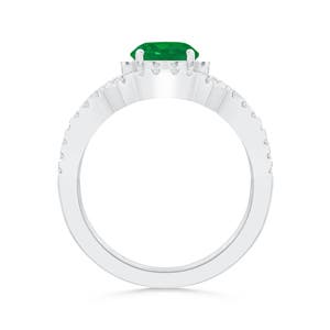 AA - Emerald / 1.06 CT / 14 KT White Gold