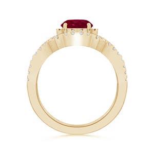 A - Ruby / 1.26 CT / 14 KT Yellow Gold