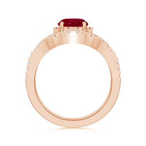 AA - Ruby / 1.26 CT / 14 KT Rose Gold