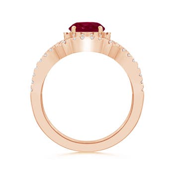 A - Ruby / 1.71 CT / 14 KT Rose Gold