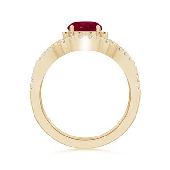 A - Ruby / 1.71 CT / 14 KT Yellow Gold