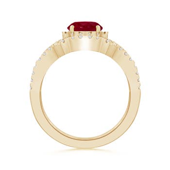 AA - Ruby / 1.71 CT / 14 KT Yellow Gold