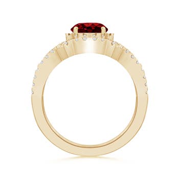 AAAA - Ruby / 1.71 CT / 14 KT Yellow Gold