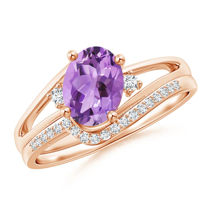 A - Amethyst / 1.35 CT / 14 KT Rose Gold