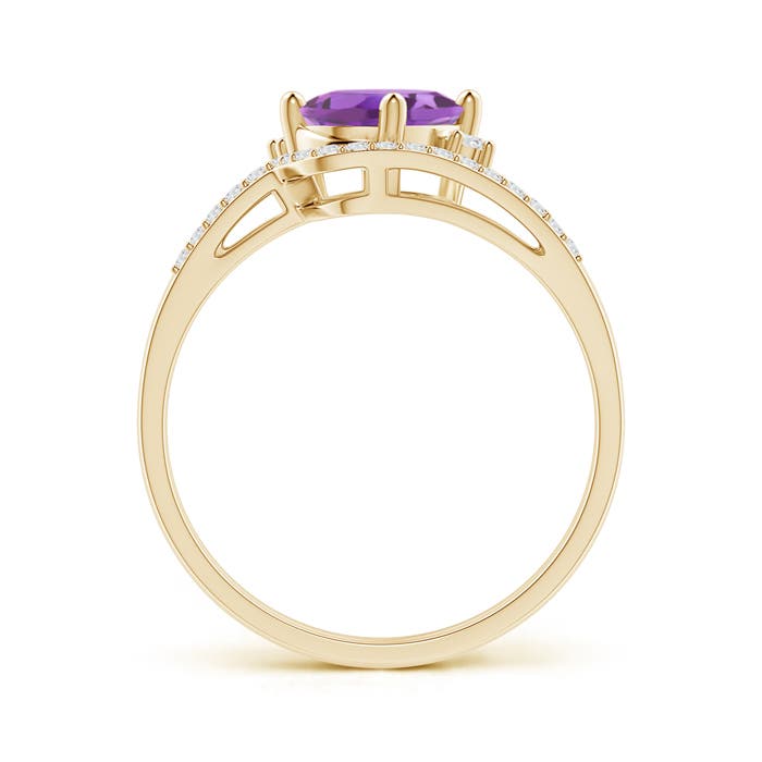 A - Amethyst / 1.35 CT / 14 KT Yellow Gold