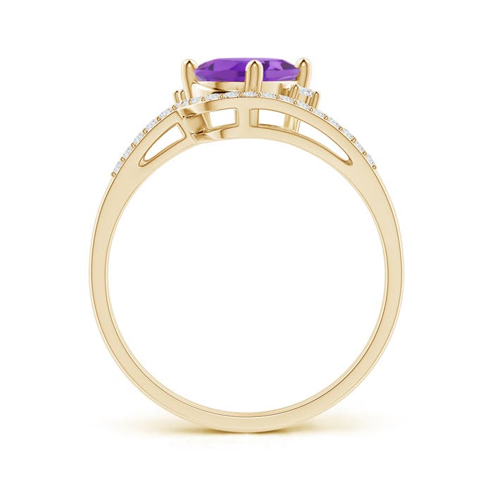 AA - Amethyst / 1.35 CT / 14 KT Yellow Gold