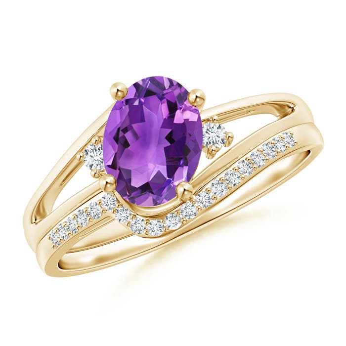 AAA - Amethyst / 1.35 CT / 14 KT Yellow Gold