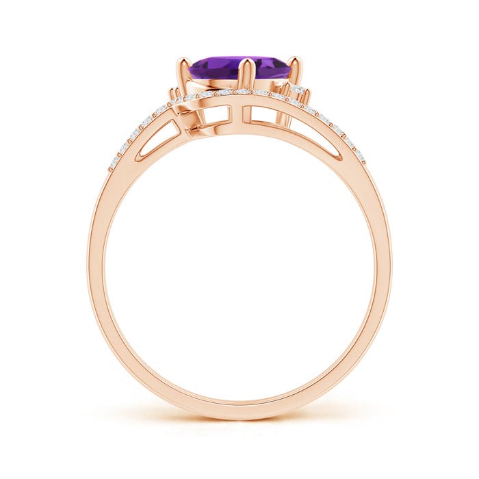 AAAA - Amethyst / 1.35 CT / 14 KT Rose Gold