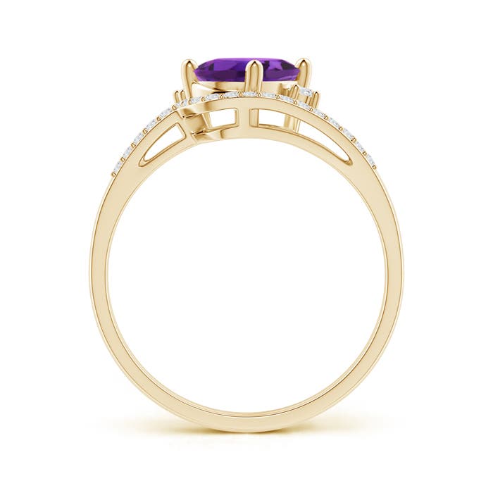 AAAA - Amethyst / 1.35 CT / 14 KT Yellow Gold